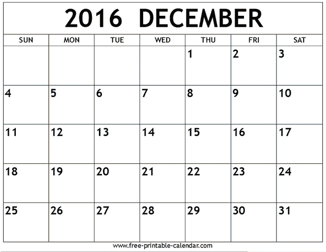 December 2016 Calendar, December 2016 Calendar PDF, December 2016 Calendar Word, December 2016 Calendar Excel, December 2016 Calendar Template